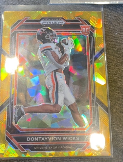 2023 Panini Prizm Draft Picks #RC Dontayvion Wicks — front