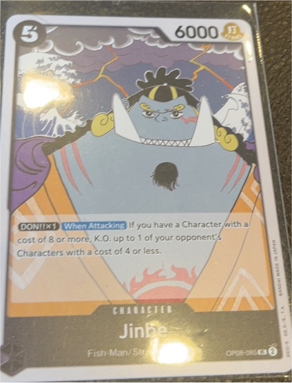 2024 One Piece Two Legends #OP08-085 Jinbe — front