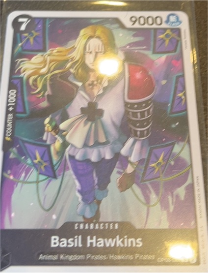 One Piece Two Legends #OP08-089 Basil Hawkins — front