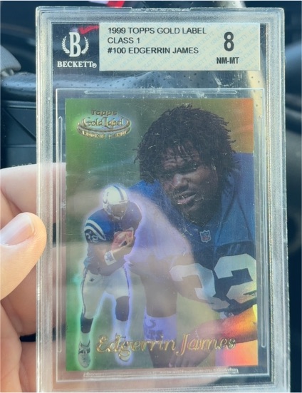 1999 Topps Gold Label Class 1 #100 Edgerrin James — front
