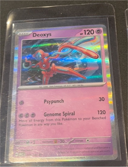 2023 Pokémon #74 Deoxys — front