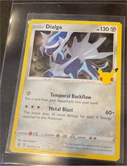 2021 Pokemon TCG Celebrations #020 Dialga — front