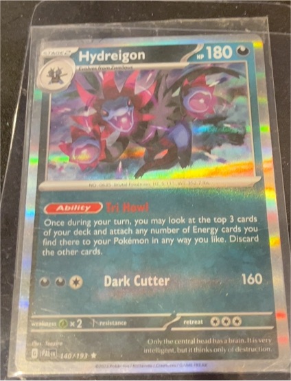 2024 Pokémon TCG Paldea Evolved #140 Hydreigon — front
