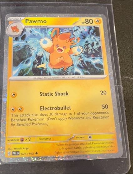 2023 Pokémon Paldea Evolved #75 Pawmo — front