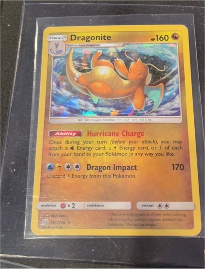 2019 Pokémon TCG Unified Minds #151 Dragonite — front