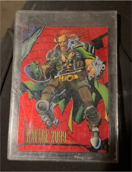 1993 Skybox Marvel Universe Series 4 #3 Ravage 2099 Red Foil — front