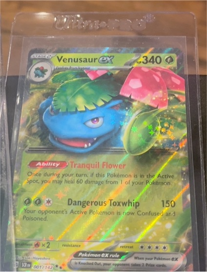2024 Pokémon Stellar Crown #001 Venusaur ex — front