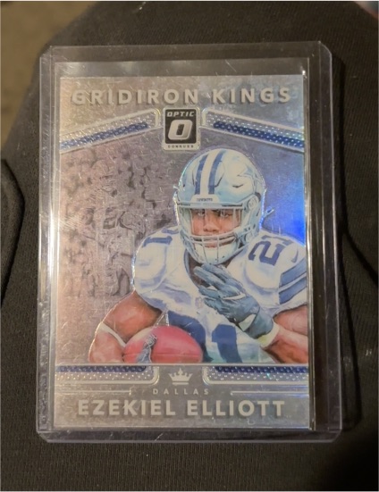 2017 Panini Donruss Optic Gridiron Kings #17 Ezekiel Elliott — front