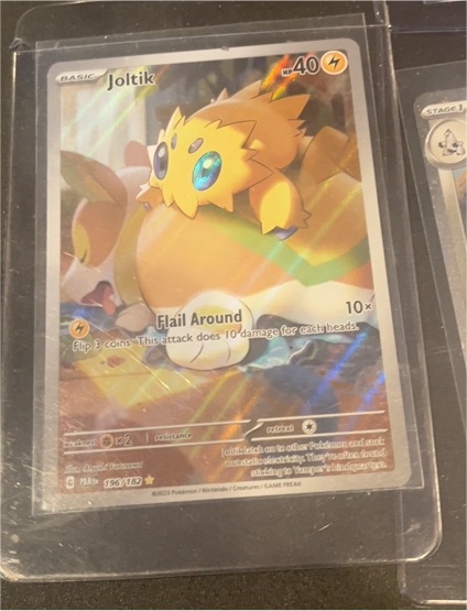 2023 Pokémon SV04: Paradox Rift #196 Joltik — front