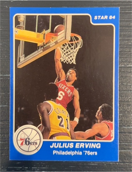 1984 Star #84 Julius Erving — front