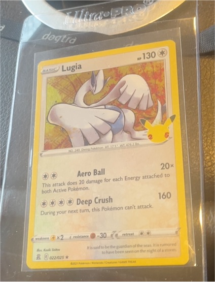 2021 Pokémon Celebrations #022 Lugia — front
