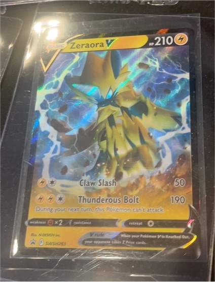 Pokémon SWSH: Sword & Shield #SWSH263 Zeraora V — front