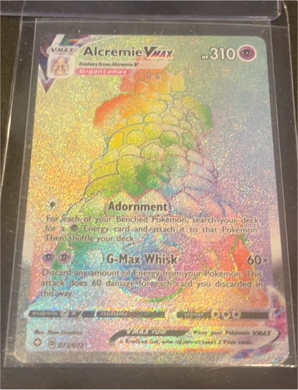 2021 Pokémon TCG Shining Fates #073 Alcremie VMAX — front