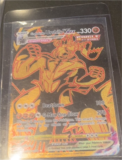 2022 Pokémon TCG Brilliant Stars Single Strike Urshifu VMAX #TG29/TG30 — front