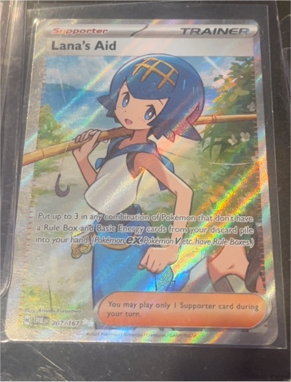 2024 Pokémon Scarlet & Violet Twilight Masquerade #207 Lana's Aid — front