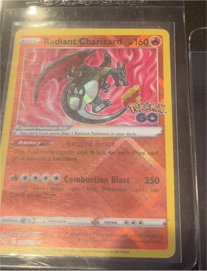2022 Pokemon GO #011 Radiant Charizard — front