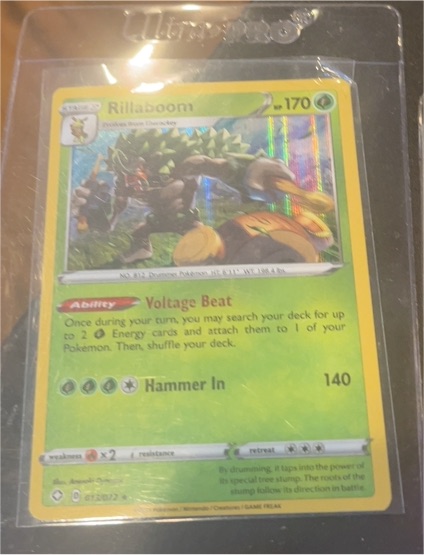 2021 Pokémon Shining Fates #013 Rillaboom — front