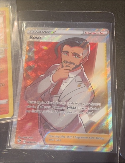 2020 Pokémon Darkness Ablaze #189 Rose — front