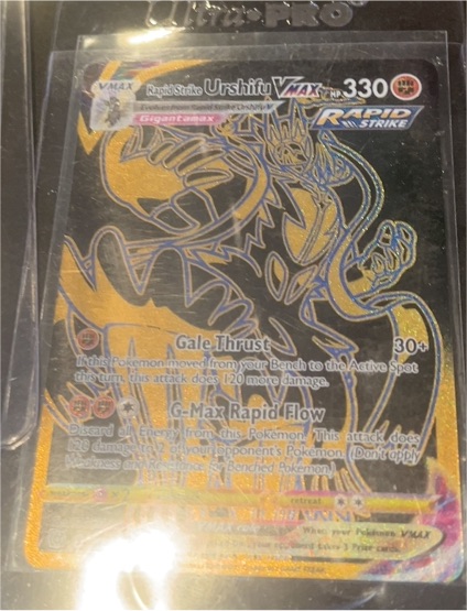 2022 Pokémon Brilliant Stars TG30 Rapid Strike Urshifu VMAX — front