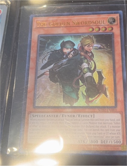 2022 Yugioh SDAZ-EN003 The Golden Swordsoul — front