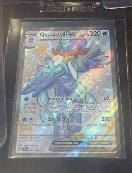 2023 Pokemon TCG Quaquaval ex SVP 084 Scarlet & Violet Promo — front