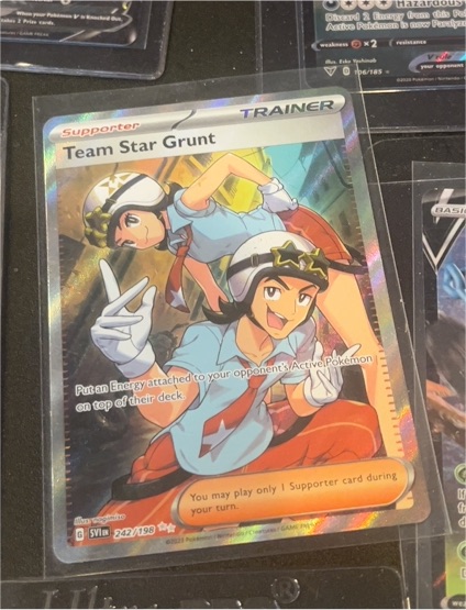 2023 Pokémon Scarlet & Violet #242 Team Star Grunt — front