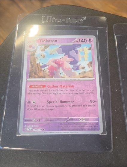 2023 Pokémon Paldea Evolved #105 Tinkaton — front