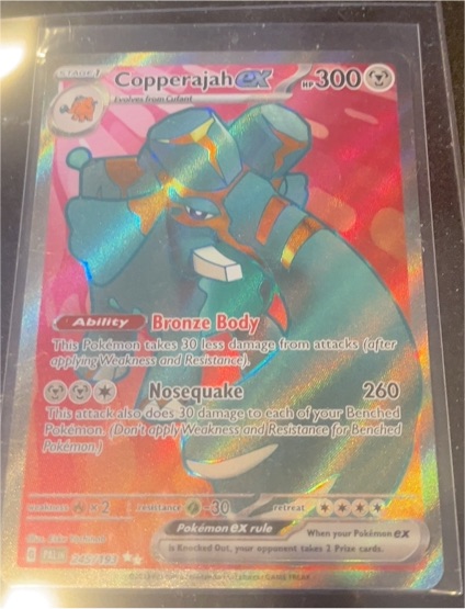 2023 Pokémon TCG Paldea Evolved #245 Copperajah ex — front