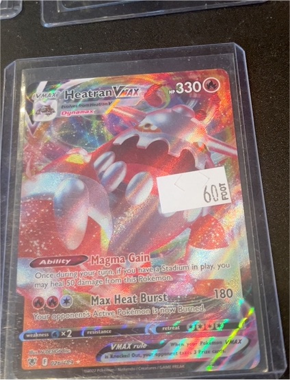 2022 Pokémon TCG Astral Radiance #026 Heatran VMAX — front