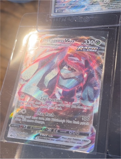 2021 Pokémon Chilling Reign #113 Metagross VMAX — front