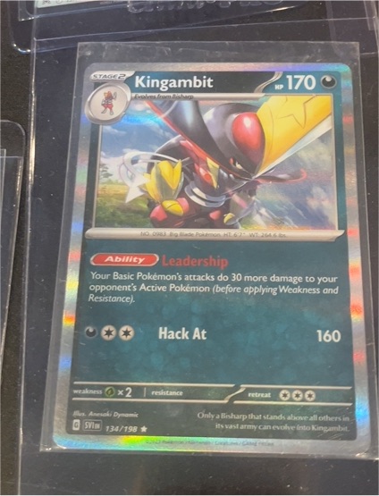 2023 Pokémon Scarlet & Violet SV01 #134 Kingambit — front
