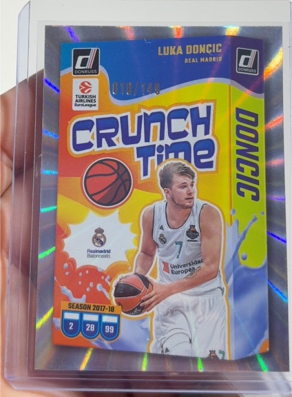 2024-25 Donruss EuroLeague #1 Luka Doncic Crunch Time — front