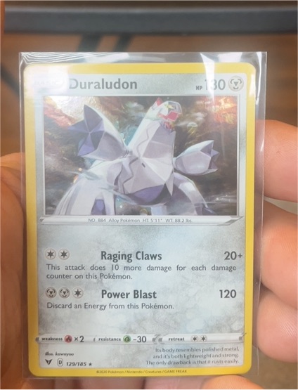 2020 Pokémon Vivid Voltage #129 Duraludon — front