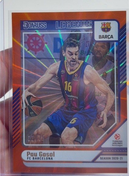2020-21 Donruss Legends #163 Pau Gasol — front