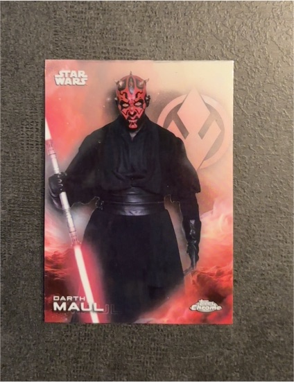 2025 Topps Chrome Star Wars #28 Darth Maul — front