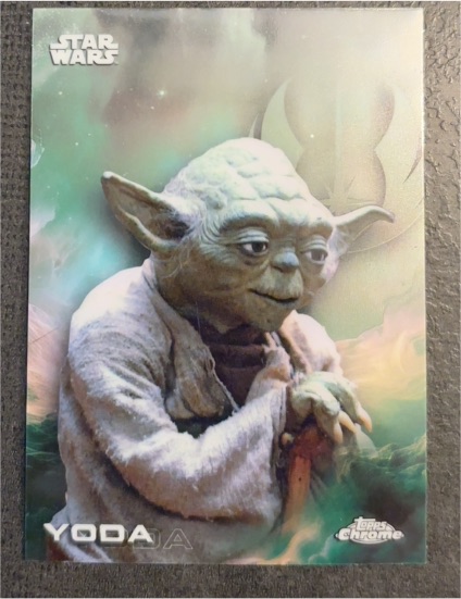 2025 Topps Chrome Star Wars #197 Yoda — front