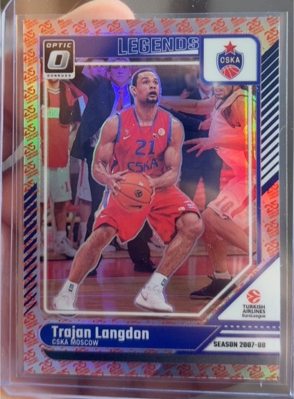 2007 Donruss Optic Legends Trajan Langdon — front
