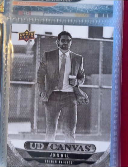 2024-25 Upper Deck Series 1 UD Canvas #C-37 Adin Hill — front