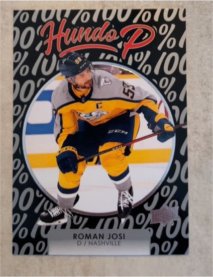 2021-22 Upper Deck Series 1 Hundo P #HP-22 Roman Josi — front