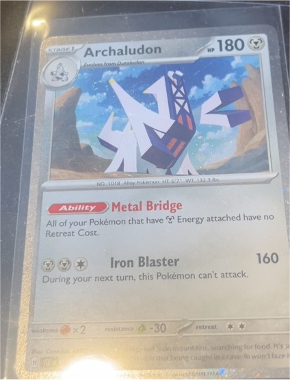 2024 Pokémon TCG Stellar Crown #107 Archaludon — front