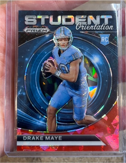 2024 Panini Prizm Draft Picks Student Orientation #SO-DM Drake Maye — front