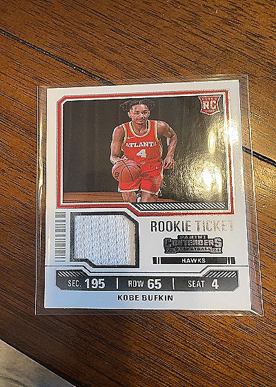 2023-24 Panini Contenders Rookie Ticket #RTS-BUF Kobe Bufkin — front