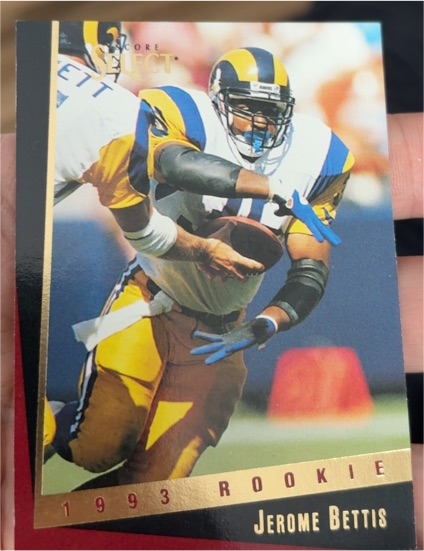 1993 Select #172 Jerome Bettis — front