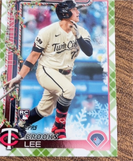 2025 Topps Holiday #H13 Brooks Lee — front