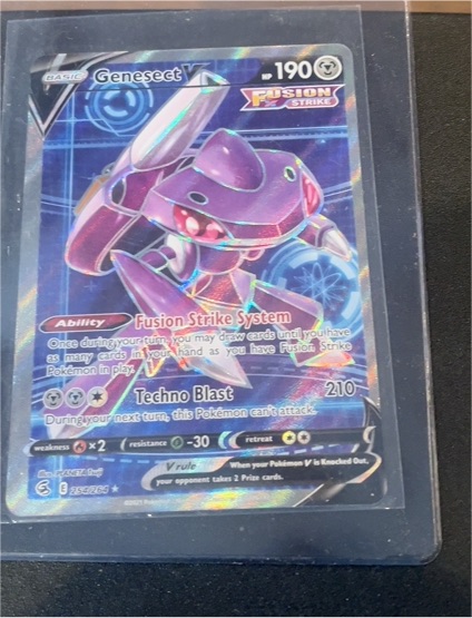 2021 Pokémon TCG Fusion Strike #254 Genesect V — front