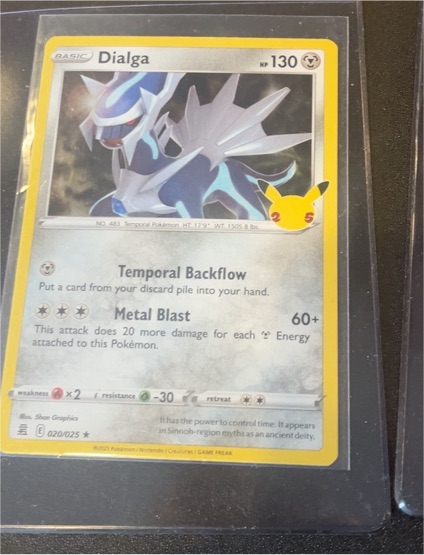 2021 Pokémon Celebrations #020 Dialga — front