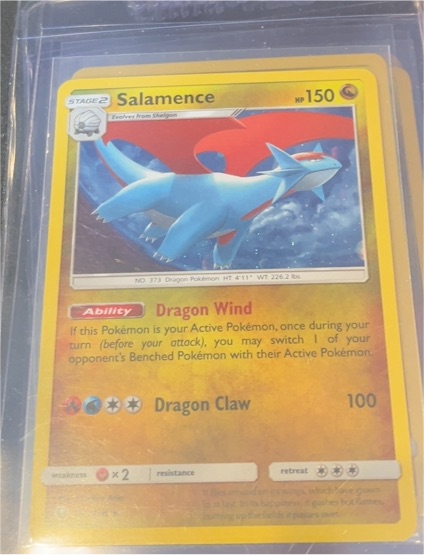 2018 Pokémon SM Celestial Storm #106 Salamence — front