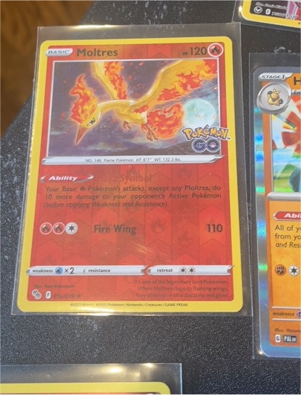 2022 Pokémon GO #012 Moltres — front