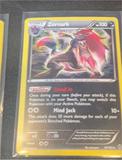 2015 Pokémon TCG Breakthrough #91 Zoroark — front