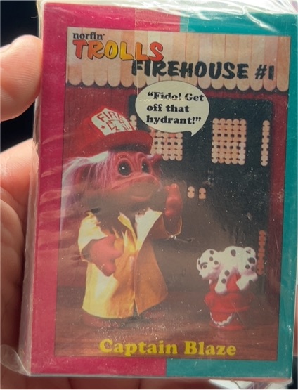 1993 Norfin Trolls #1 Captain Blaze — front